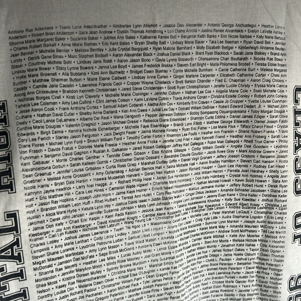 CHS Capital High class of ‘95 single stitch tee shirt Sz. Large - Picture 9 of 17